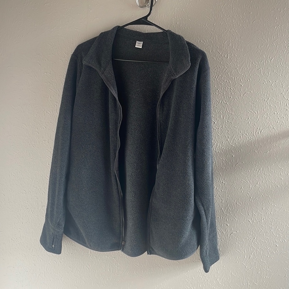 XL Old Navy Active Fleece Jacket with Thumb Holes